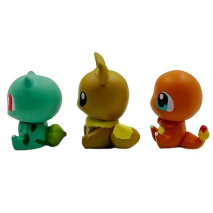 Niedliche Pokemon Figuren im 6er Pack (Pikachu, Evoli, Glumanda, Schiggy, Bulbasaur & Relaxo) – Bild 5