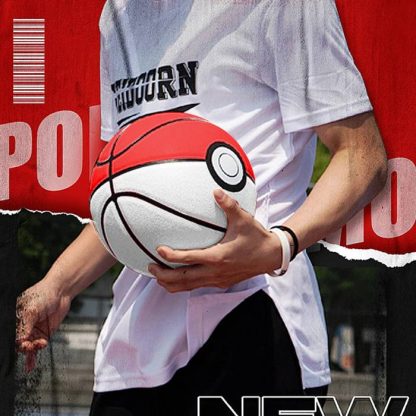 Basketball im Pokeball Aussehen - ideal für Freizeit und Sport – Bild 4