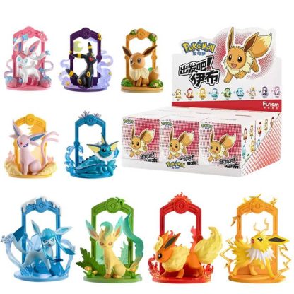 9 Stk. Evoli Entwicklungen Figuren im Set – Bild 2