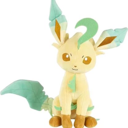 Sitzendes Folipurba Leafeon Plüsch Pokemon (ca. 25cm) – Bild 2