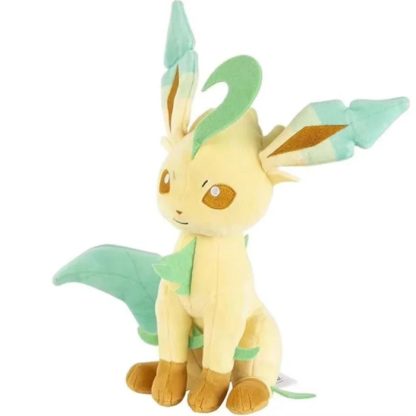 Sitzendes Folipurba Leafeon Plüsch Pokemon (ca. 25cm) – Bild 4