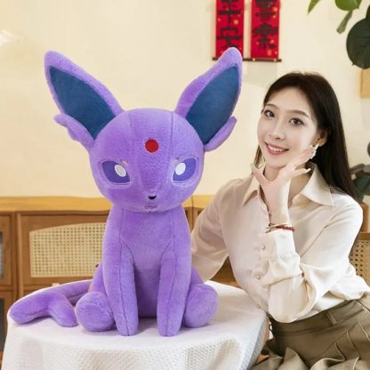 XXL Psiana Espeon Stofftier – Mystische Eleganz zum Kuscheln! – Bild 2