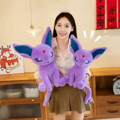 XXL Psiana Espeon Stofftier – Mystische Eleganz zum Kuscheln! – Bild 5