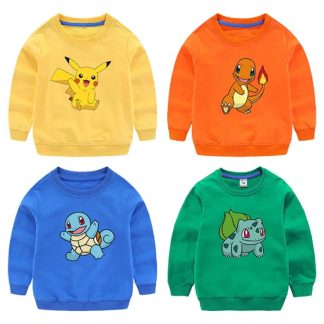 Bunte Pokémon Kinder-Pullover – Stylisch, bequem & voller Pokémon-Power!
