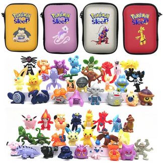 Pokémon Schutztasche für Sammelkarten + 24 Figuren – Das perfekte Set für Sammler