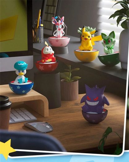 Detailreiche Pokemon Figuren Gengar, Krokel, Feelinara, Felori oder Kwaks