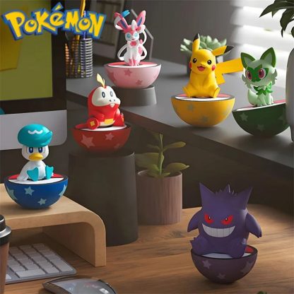 Detailreiche Pokemon Figuren Gengar, Krokel, Feelinara, Felori oder Kwaks – Bild 2