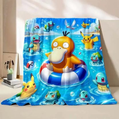 Flauschige Enton Psyduck Decken in vielen Enton Motiven – Bild 2