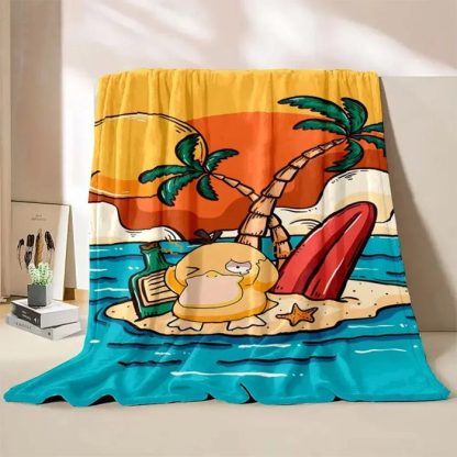 Flauschige Enton Psyduck Decken in vielen Enton Motiven – Bild 12