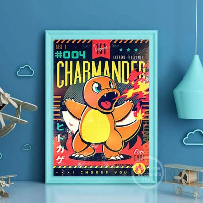 Vintage Pokémon Canvas Poster – Deine Wand im ultimativen Pokémon-Style – Bild 3