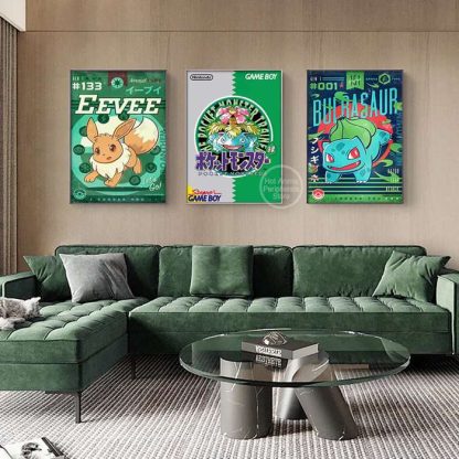 Vintage Pokémon Canvas Poster – Deine Wand im ultimativen Pokémon-Style – Bild 5