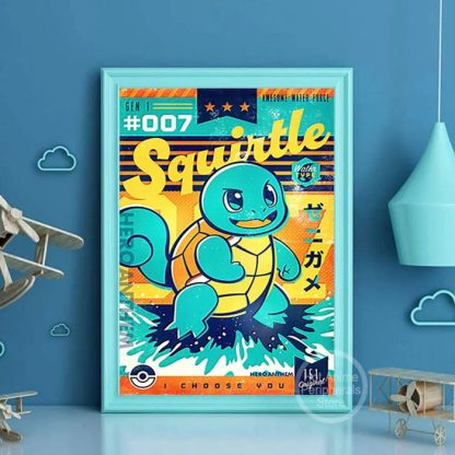 Vintage Pokémon Canvas Poster – Deine Wand im ultimativen Pokémon-Style – Bild 6