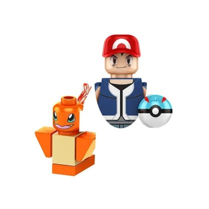 Pokemon Mini-Klemmbaustein Trainer Figuren mit Pokeball – Bild 5