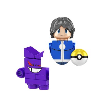 Pokemon Mini-Klemmbaustein Trainer Figuren mit Pokeball – Bild 6