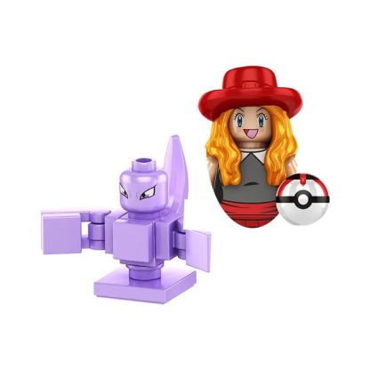 Pokemon Mini-Klemmbaustein Trainer Figuren mit Pokeball – Bild 8