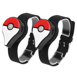 2 Stk. Pokemon Go Plus Autocatch mit USB Ladefunktion Classic Rot Weiß