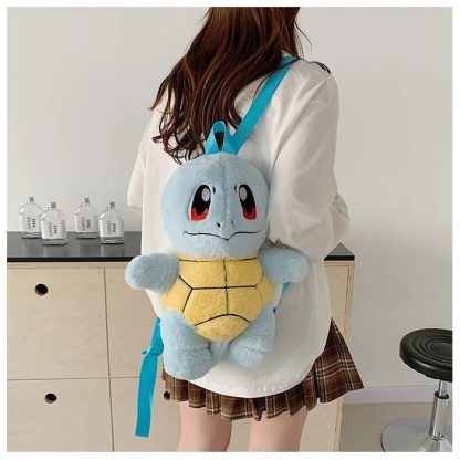 Niedliche Pikachu, Glumanda, Glurak u. a. Flauschige Pokemon Tasche Rucksack – Bild 7
