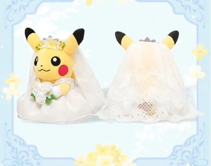Pikachu als Hochzeitspaar Pikachu Hochzeit Plüsch Figuren – Bild 3