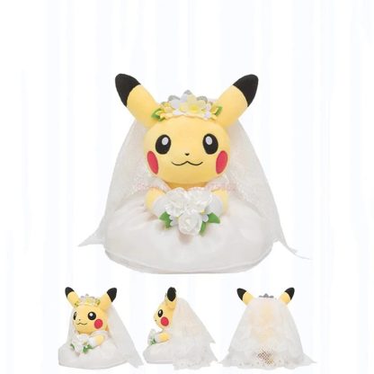 Pikachu als Hochzeitspaar Pikachu Hochzeit Plüsch Figuren – Bild 6