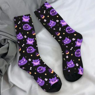 Farbenfrohe Gengar Socken in vielen bunten Motiven