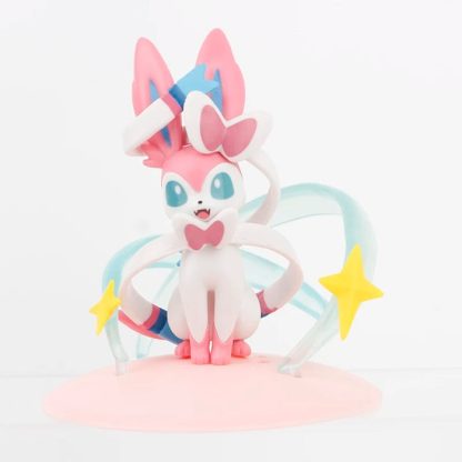 4 Stk. Pokemon Figuren Set mit Pikachu, Feelinra Sylveon, Togepi und Piplup (8-10cm) – Bild 4