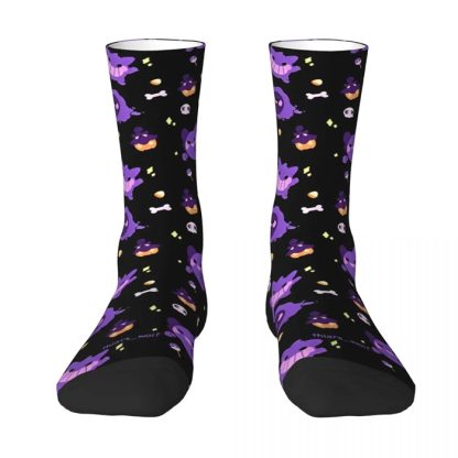 Farbenfrohe Gengar Socken in vielen bunten Motiven – Bild 2