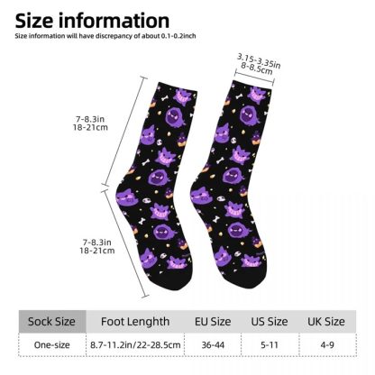 Farbenfrohe Gengar Socken in vielen bunten Motiven – Bild 5