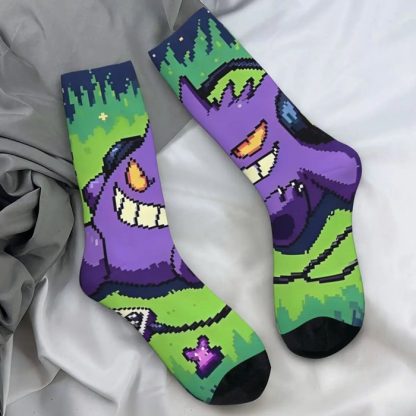 Farbenfrohe Gengar Socken in vielen bunten Motiven – Bild 8