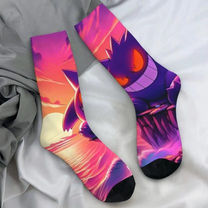 Farbenfrohe Gengar Socken in vielen bunten Motiven – Bild 12
