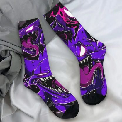 Farbenfrohe Gengar Socken in vielen bunten Motiven – Bild 13