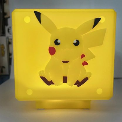 Pokemon Pikachu Nachtlicht Lampe in Würfelform (10*10*10cm) – Bild 4