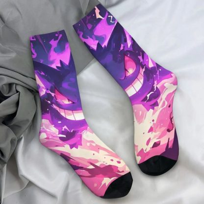 Farbenfrohe Gengar Socken in vielen bunten Motiven – Bild 14