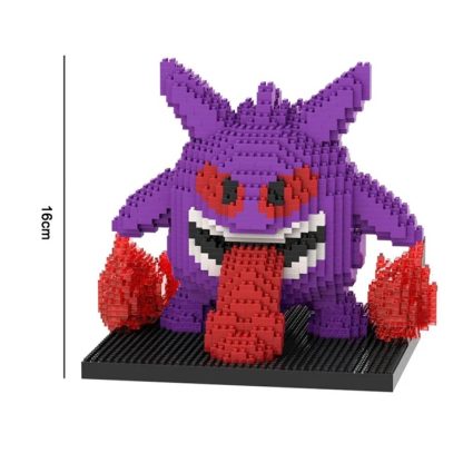 Große Pokemon Gengar oder Piplup Plinfa Mikro Klemm-Baustein Figuren – Bild 3