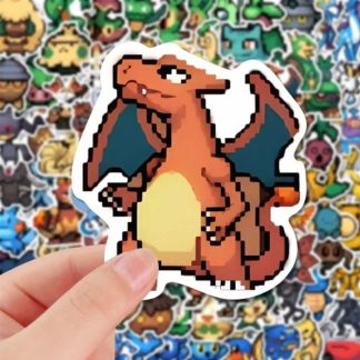 Coole Pokemon Aufkleber im Pixel Look (10, 30, 50 oder 110 Stk.)