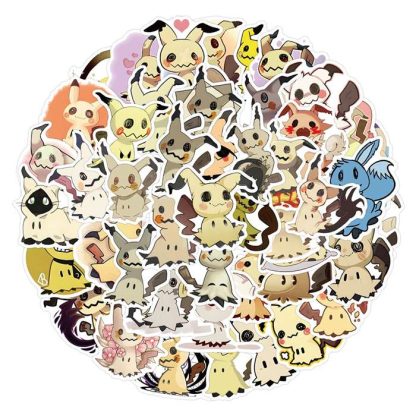 Pokemon Mimikyu Mimigma Sticker Aufkleber (10/30/55 Stk.) – Bild 2