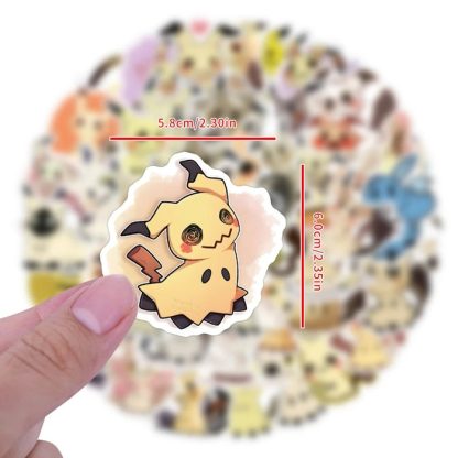 Pokemon Mimikyu Mimigma Sticker Aufkleber (10/30/55 Stk.) – Bild 3