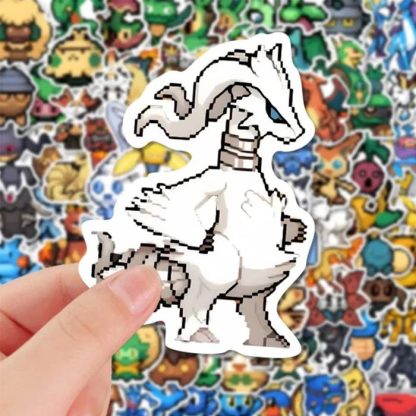 Coole Pokemon Aufkleber im Pixel Look (10, 30, 50 oder 110 Stk.) – Bild 3