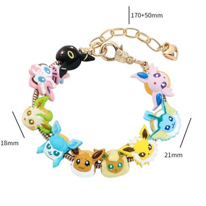 Pokemon Anime Evoli Entwicklungen Schmuck Armband – Bild 2