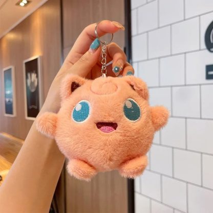 Plüschige Keychains Schlüsselanhänger - Gengar, Relaxo, Pummeluff – Bild 5