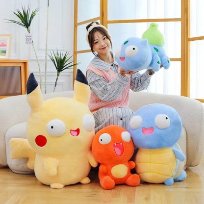 Lustige Pikachu, Schiggy, Bisasam oder Glumanda Plüschies (23/30/45cm) – Bild 2