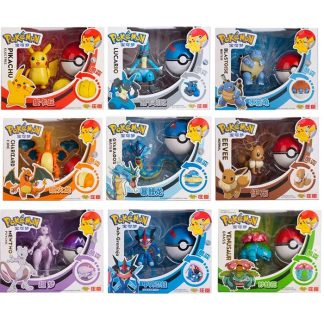Pokemon Spielzeug - Großer Pokeball mit Pokemon Figur zum spielen oder sammeln
