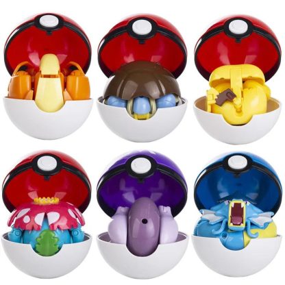 Pokemon Spielzeug - Großer Pokeball mit Pokemon Figur zum spielen oder sammeln – Bild 2