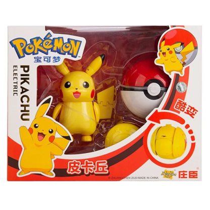 Pokemon Spielzeug - Großer Pokeball mit Pokemon Figur zum spielen oder sammeln – Bild 4