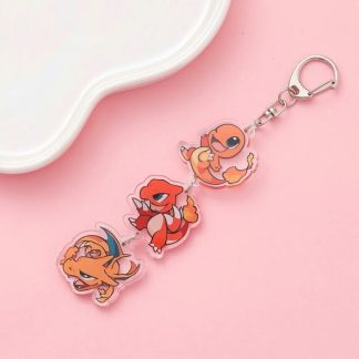 Süße Pokeom Anime Acrylic Schlüsselanhänger Keychains
