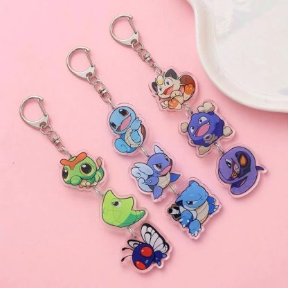 Süße Pokeom Anime Acrylic Schlüsselanhänger Keychains – Bild 3