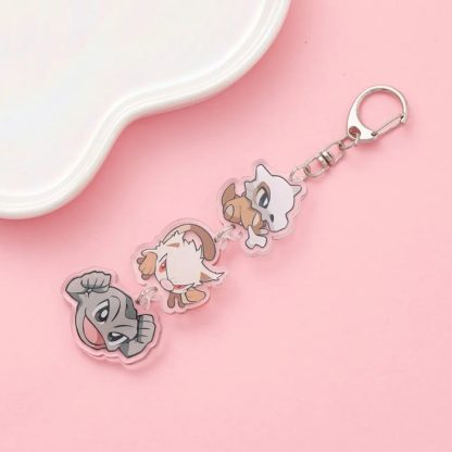 Süße Pokeom Anime Acrylic Schlüsselanhänger Keychains – Bild 11