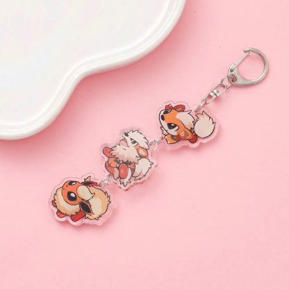 Süße Pokeom Anime Acrylic Schlüsselanhänger Keychains – Bild 14