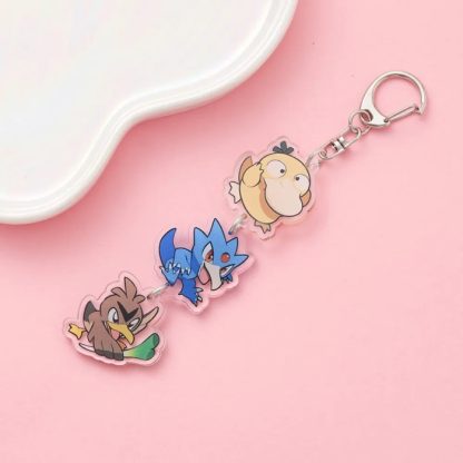 Süße Pokeom Anime Acrylic Schlüsselanhänger Keychains – Bild 18