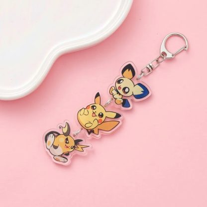 Süße Pokeom Anime Acrylic Schlüsselanhänger Keychains – Bild 24