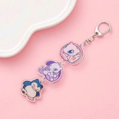 Süße Pokeom Anime Acrylic Schlüsselanhänger Keychains – Bild 25